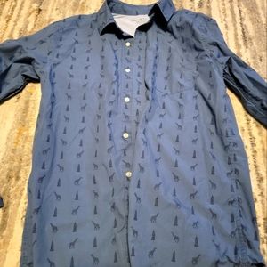 BUNDLE OF 5 BANANA REPUBLIC MENS MEDIUM TALL BUTTON DOWN SHIRTS